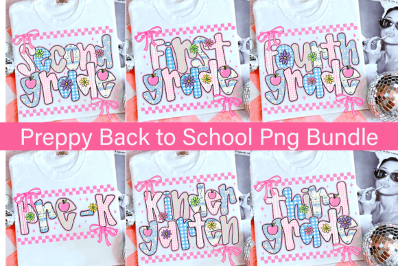 Grandmillennial Back to School PNGs: A Design Asset Review
