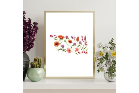Oklahoma Floral Map Printable: Elevate Your Home Decor