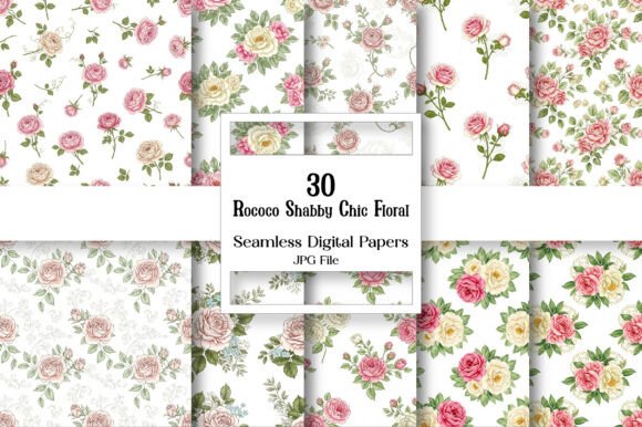 Rococo Shabby Chic Floral Digital Paper: A Designer's Guide