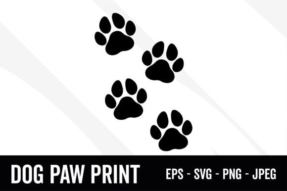 Unleash Your Creativity with Versatile Dog Paw Print Designs