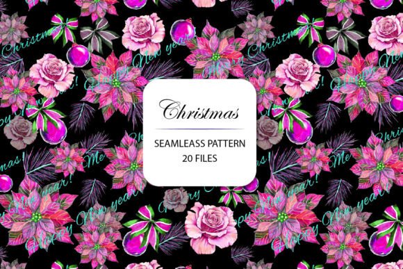 Watercolor Christmas Digital Papers: Instant Festive Charm